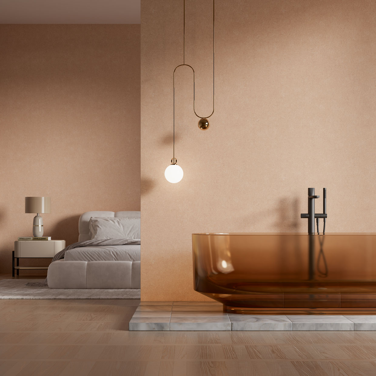 Обои Loymina Terra Granite TER3 003/2 10,05×1 фото в интерьере